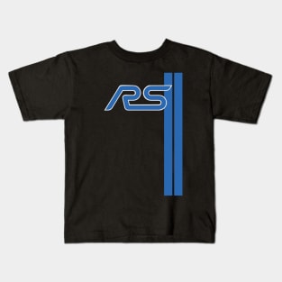 Nitrous Blue RS Ralley Sport Stripes Kids T-Shirt